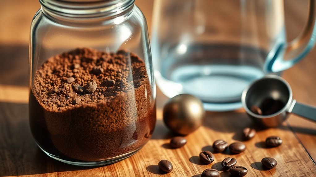 adjust coffee to water ratios