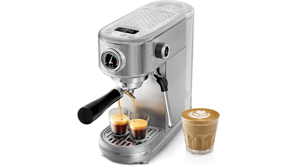 adjustable espresso temperature settings