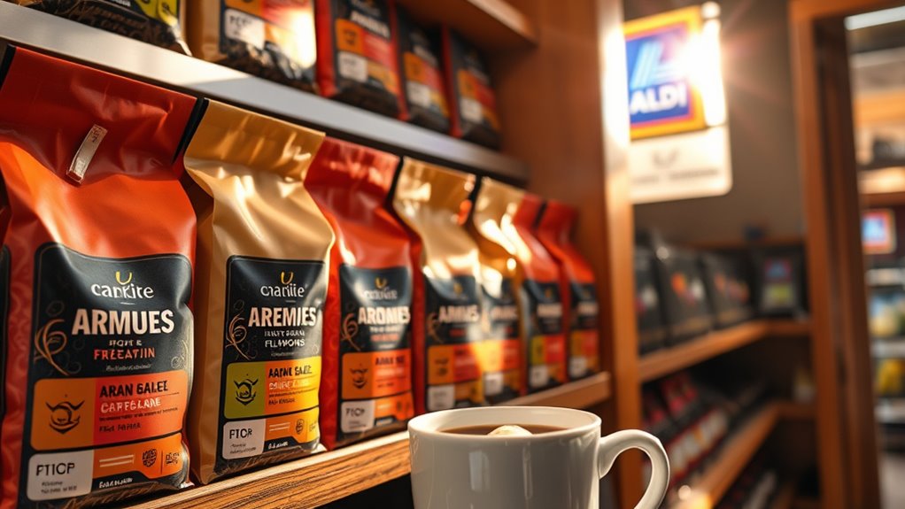 aldi coffee options galore