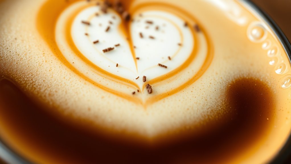 bold coffee with silky milk