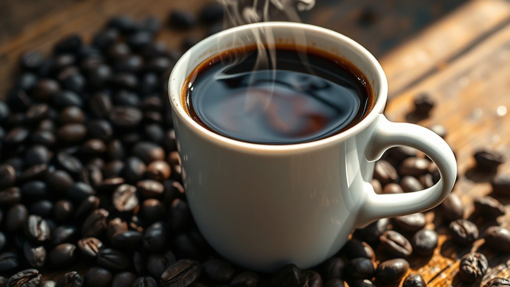 bold smoky rich coffee