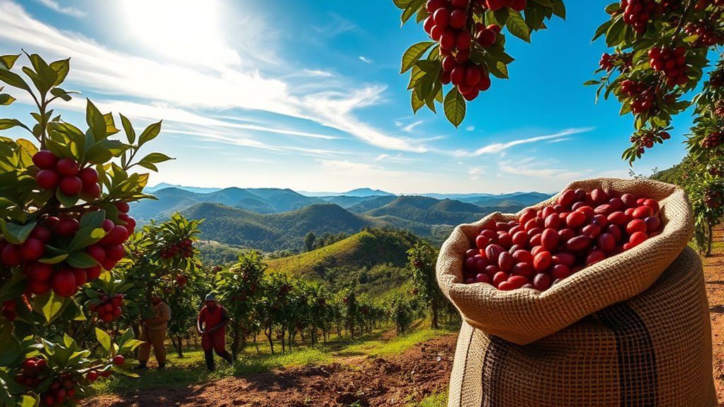 brazilian coffee production dominance
