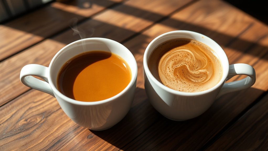 brewed coffee versus dark roasts