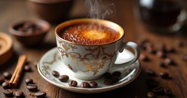 brulee flavored coffee beverage