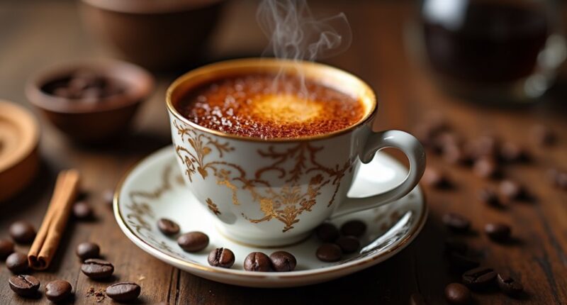 brulee flavored coffee beverage