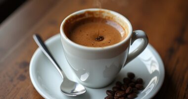 caffeine free espresso coffee drink