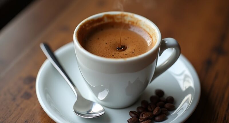 caffeine free espresso coffee drink