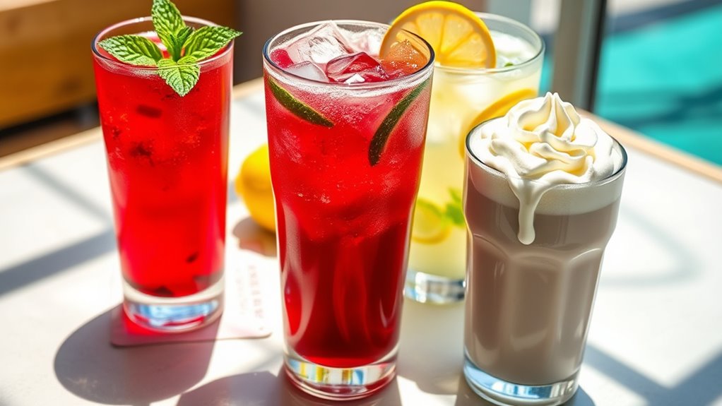 caffeine free refreshing iced beverages