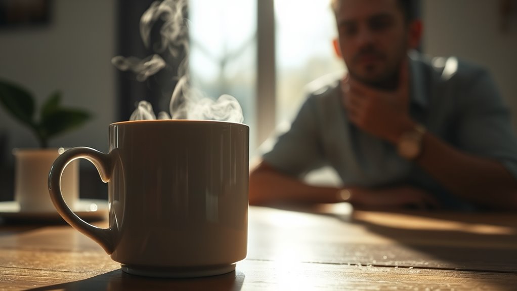 caffeine sensitivity and mucus