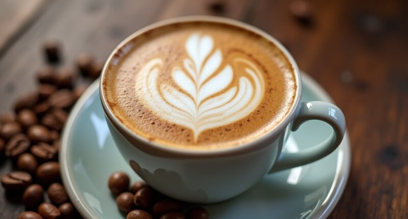 cappuccino espresso milk foam