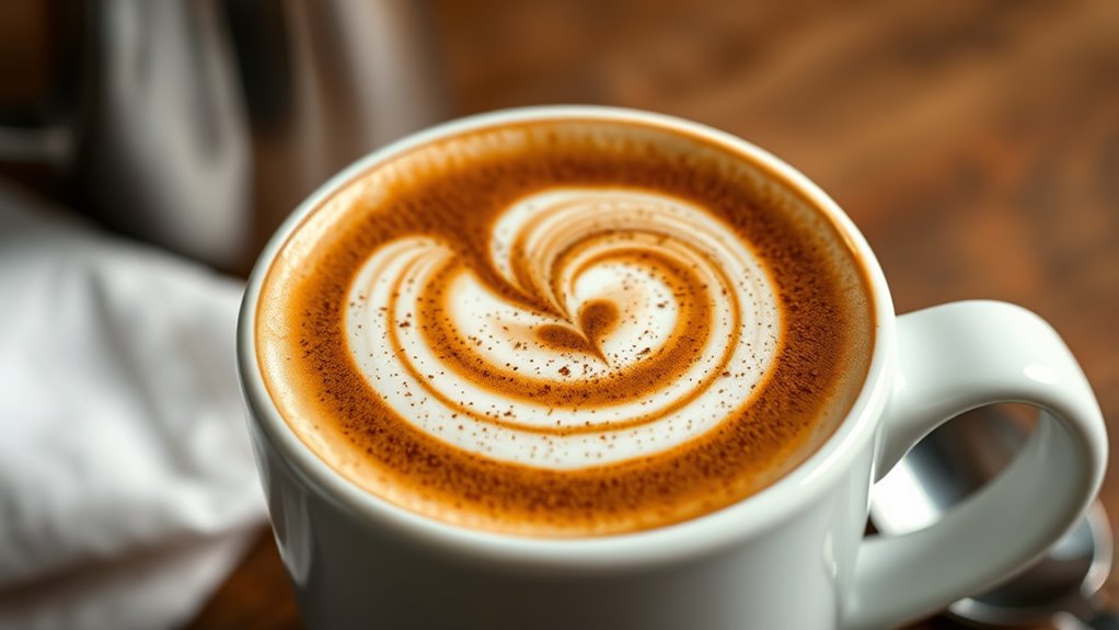 cappuccino espresso steamed milk foam