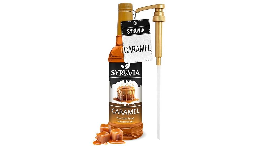 caramel coffee flavor syrup