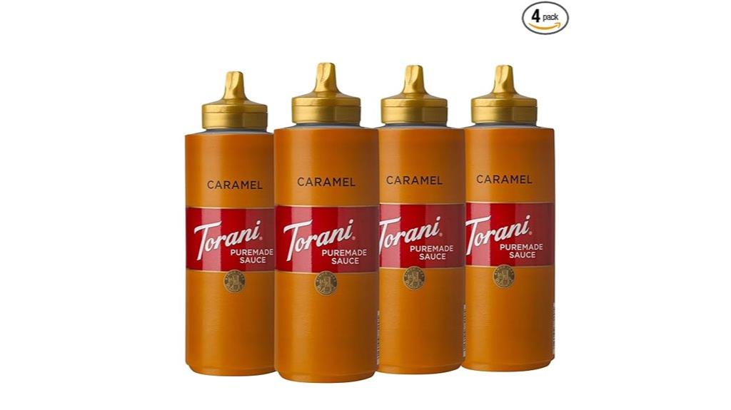 caramel sauce four pack