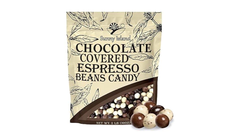 chocolate coffee bean mix