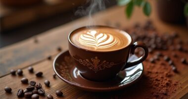 chocolate flavored coffee beverage