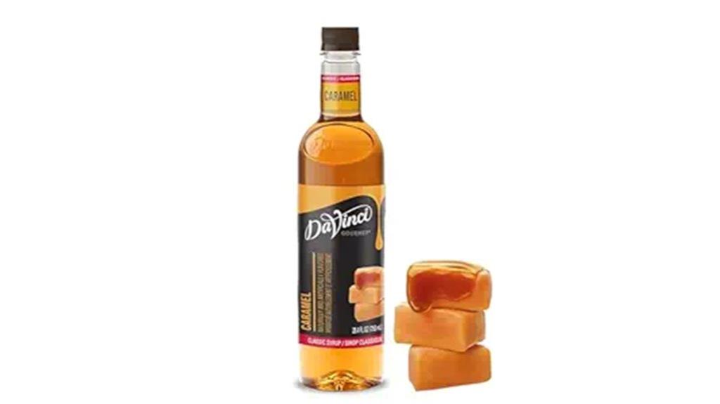 classic caramel syrup bottle