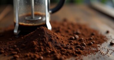 coarse ground coffee preferred