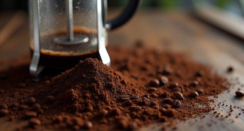 coarse ground coffee preferred