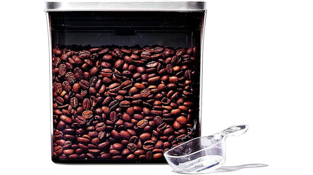 coffee container with scoop
