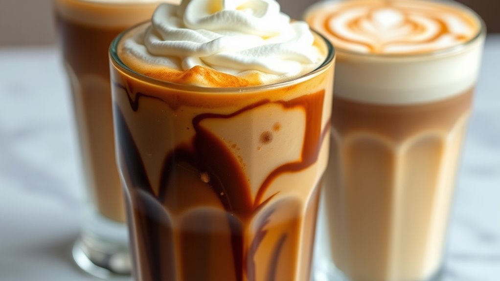 coffee drink comparisons highlighted