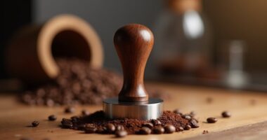 coffee ground compression tool