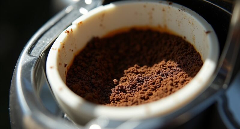 coffee grounds in keurig