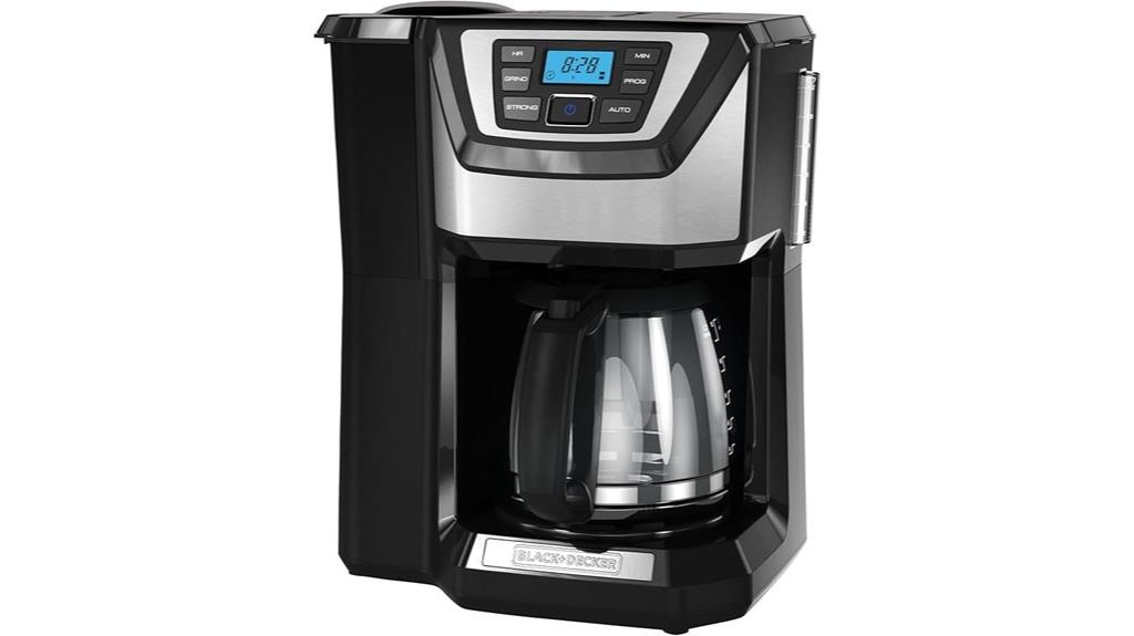coffee maker with grinder