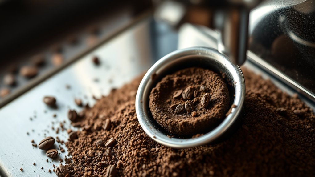 coffee puck sticking causes