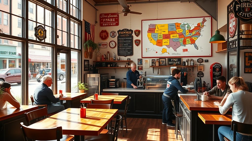 coffee supporting firefighters mission