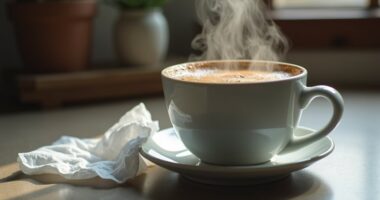coffee triggering mucus production