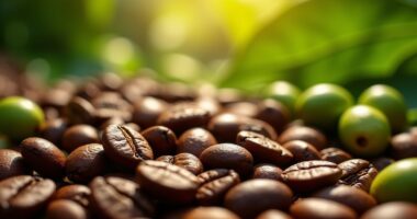 composition of coffee beans