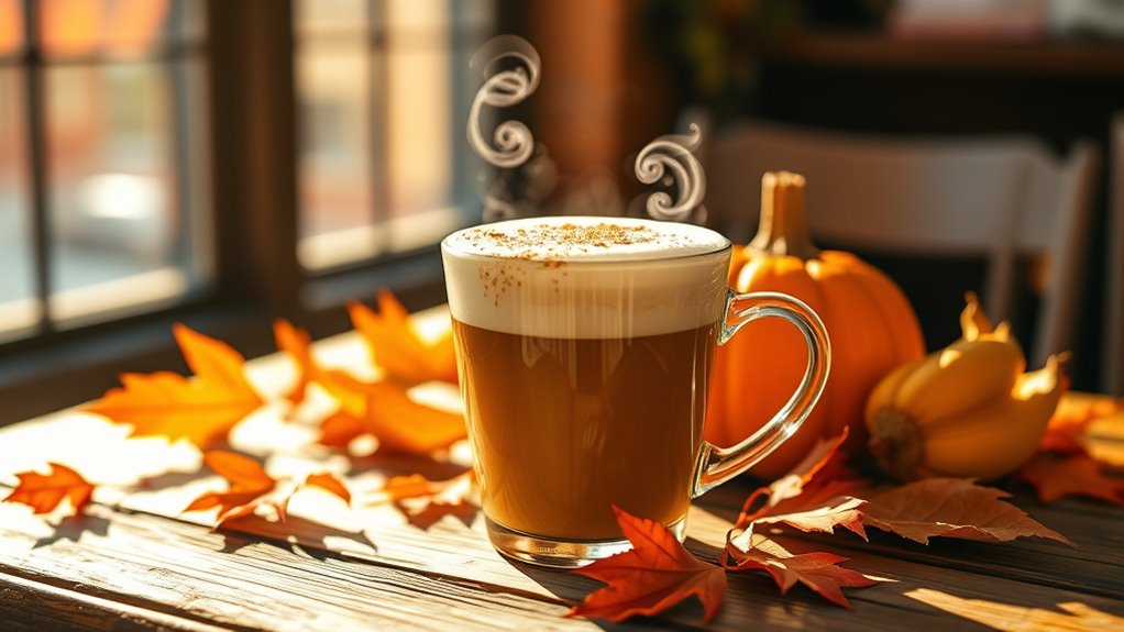 cozy autumn pumpkin flavor