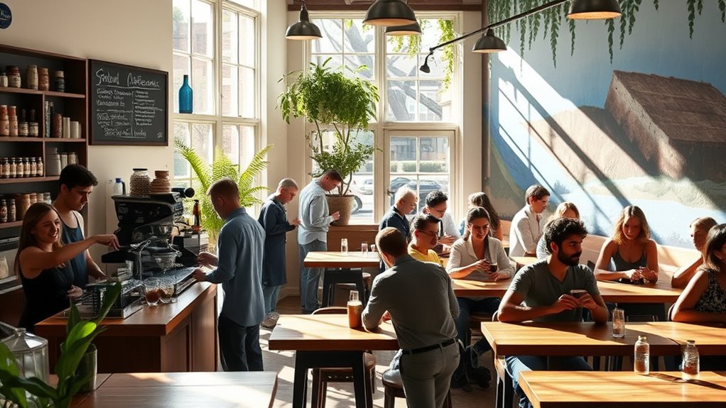 cozy coffee community experience