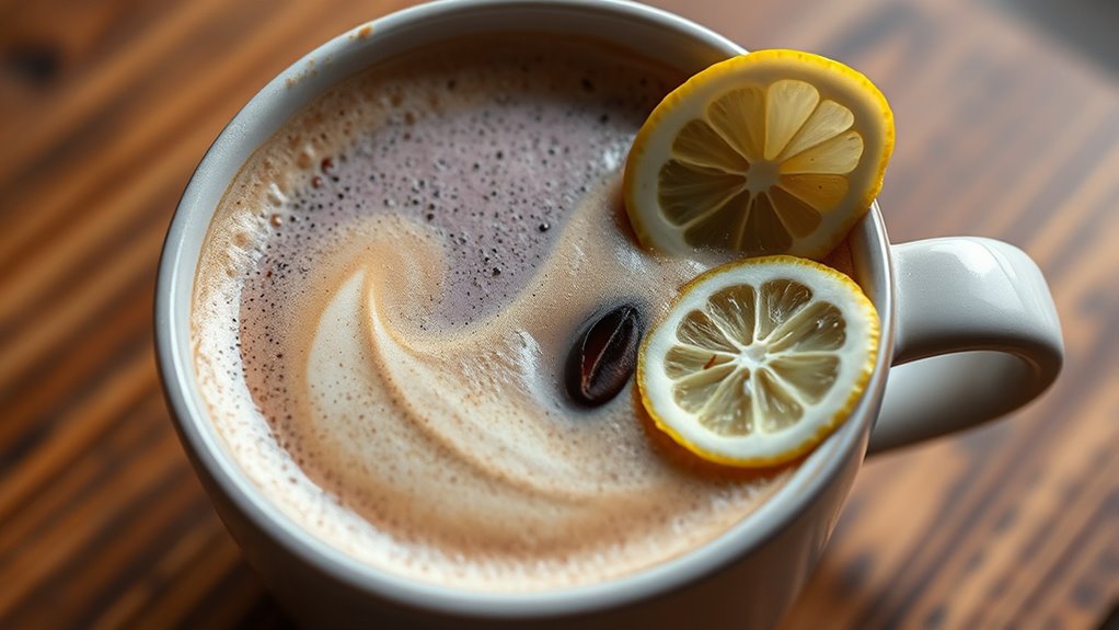 cozy earl grey beverage