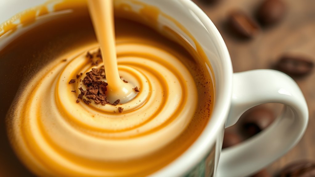 cozy irish cream coffee