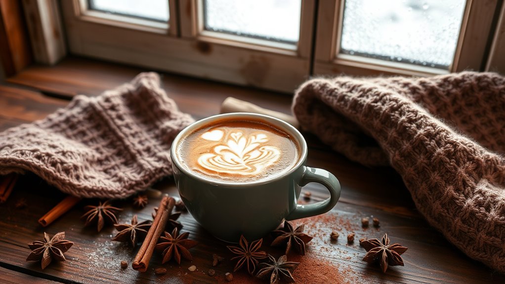 cozy winter coffee flavors