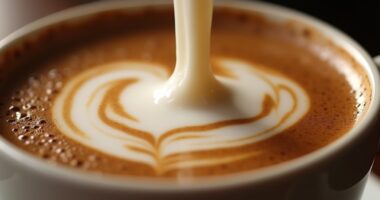 cream enhances coffee flavor
