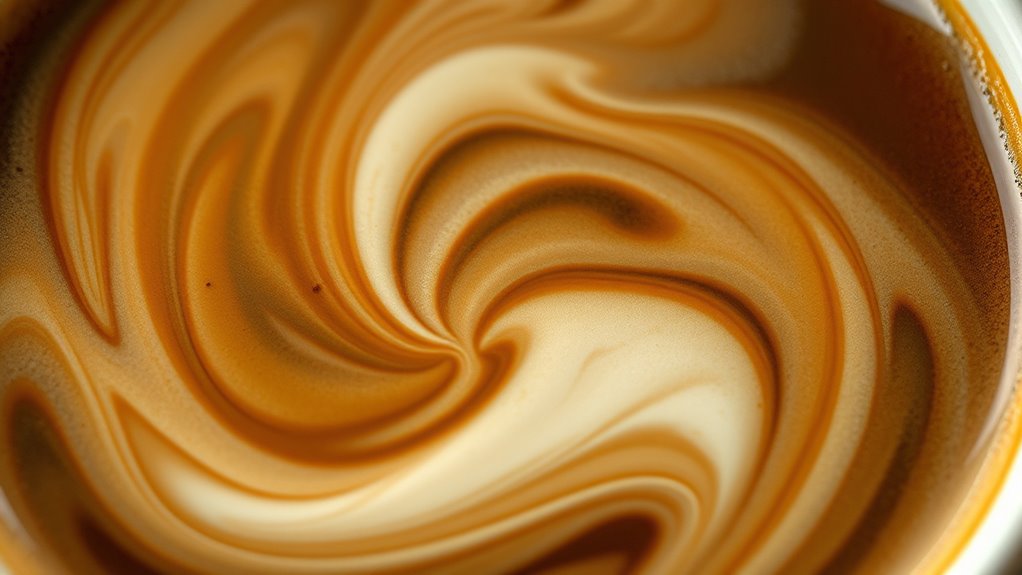 cream enhances coffee flavor