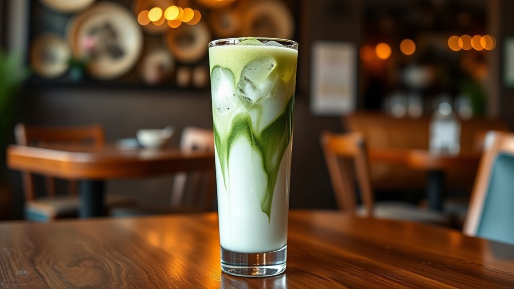 creamy matcha energy boost