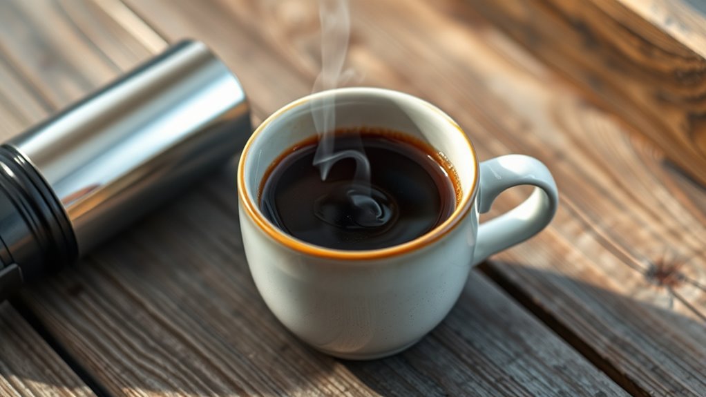 cup design affects temperature retention