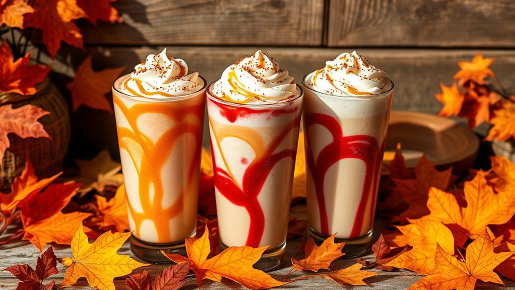 customizable festive frappuccino options