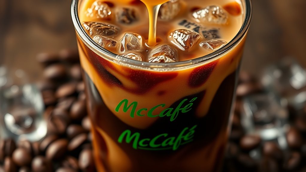 customizable flavored iced coffee