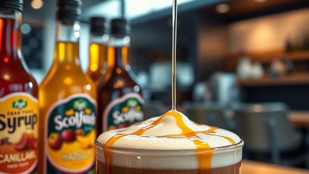 customize cold foam syrups