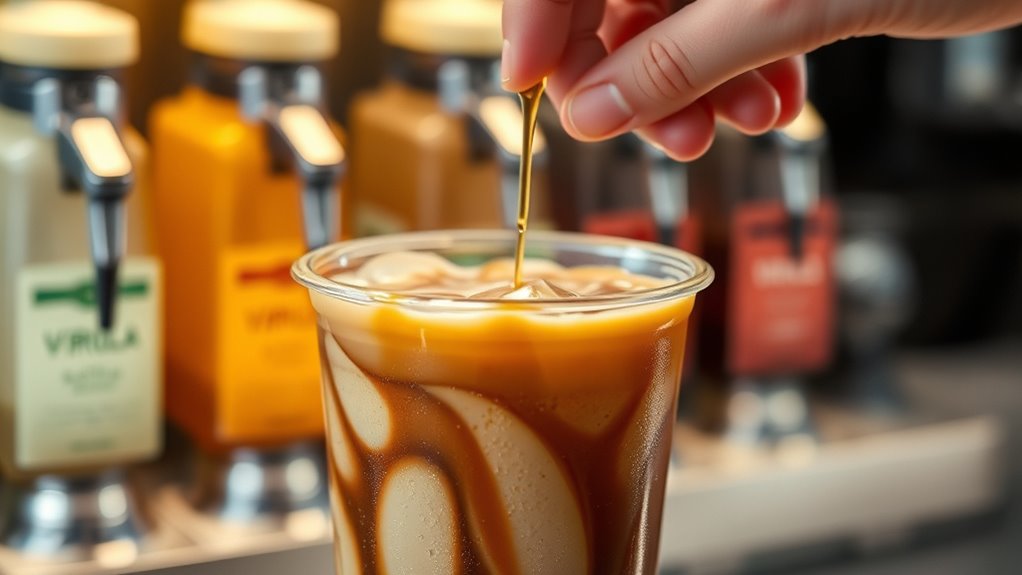 customize your iced coffee