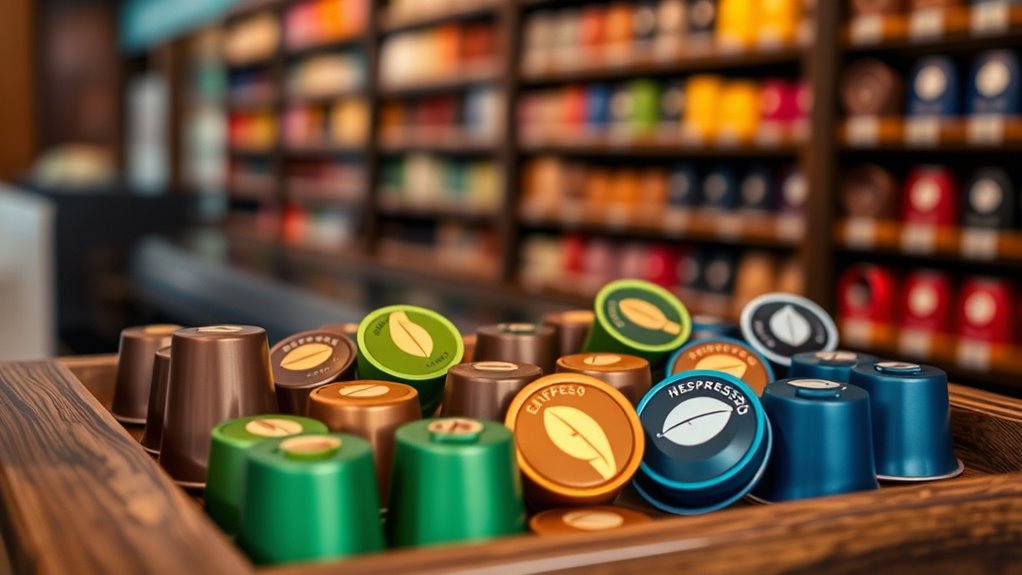 decaf pods packaging options