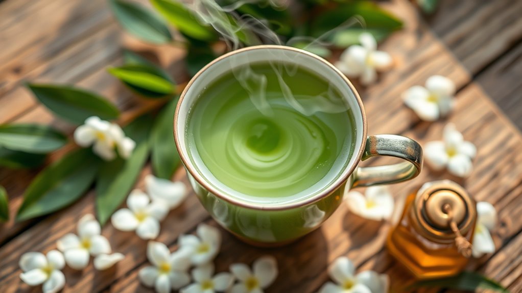 delicate green tea experience