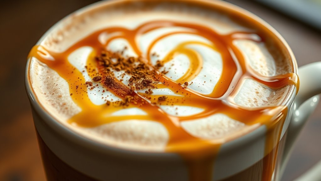 delicious chai latte toppings