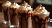 delicious chocolate beverages selection
