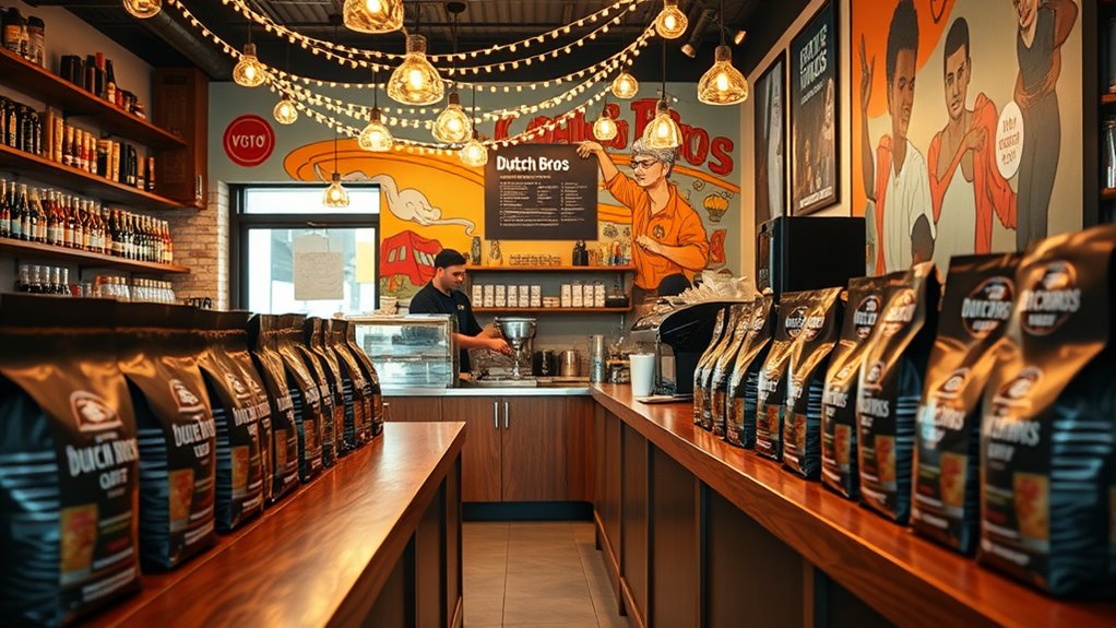 delicious coffee and merchandise