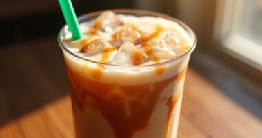 delicious dunkin iced latte